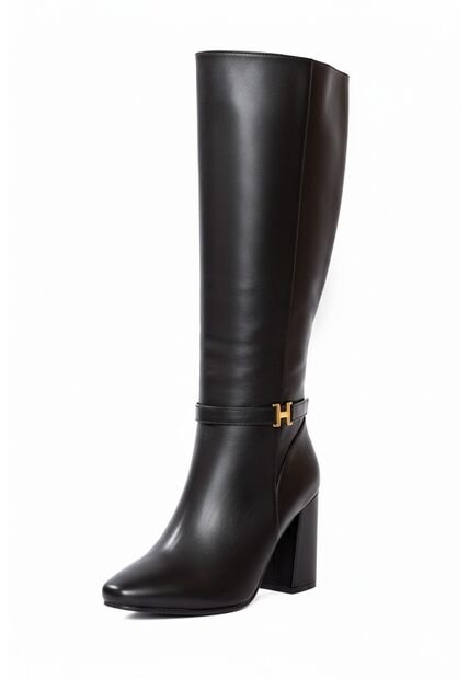 Bota Caña Alta Negra Ballerinas Renata 