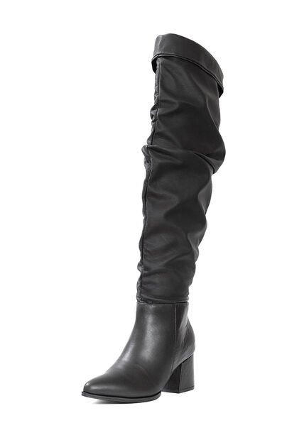 Bota Caña Alta Negra Ballerinas París 