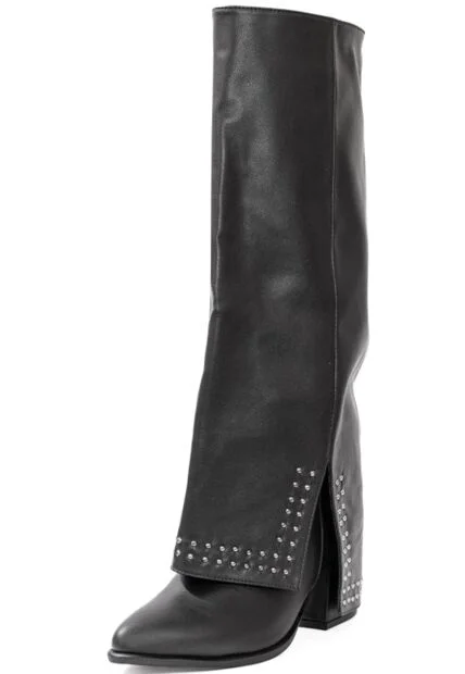 Bota Caña Alta Negra Ballerinas Petra