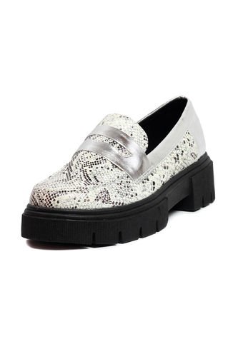 Mocasines Plateado Ballerinas Abbi Ricci Ballerinas