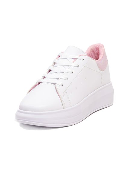 Tenis Niña Blanco X Rosado Ballerinas Riley