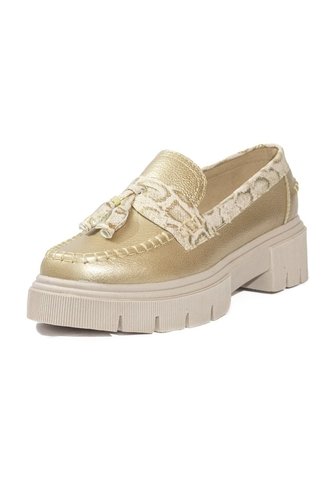Mocasín Para Dama Dorado Ballerinas Danny Ballerinas