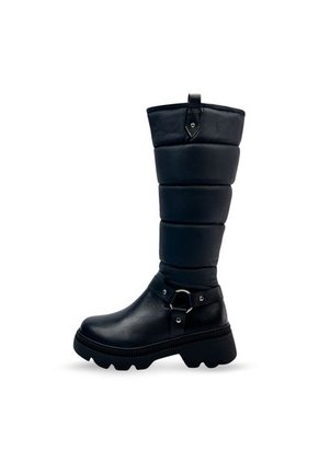 Bota Cuero Para Mujer Negro Ballerinas Tammy