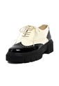 Zapato Oxford Negro X Beige Ballerinas Marlos de Ballerinas
