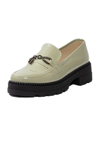 Mocasín Para Dama Verde Oliva Claro Ballerinas Valery Ballerinas