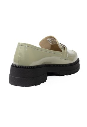 Mocasín Para Dama Verde Oliva Claro Ballerinas Valery
