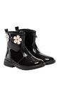 Botas Para Niña Flora Negro Bosi de Bambino