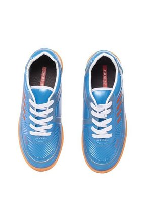 Guayos Salah Para Niños Pasto Sintético Azul Y Naranja Bosi