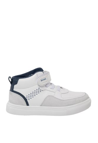 Tenis Tipo Bota Para Niño Danike Blanco Bosi Bambino