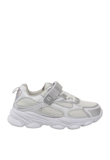 Tenis Para Niña Munir Blanco Y Plata Bosi