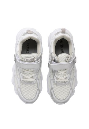 Tenis Para Niña Munir Blanco Y Plata Bosi