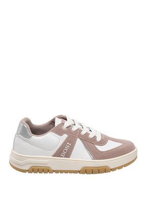 Tenis Para Niña Ikia Blanco Y Rosado Bosi
