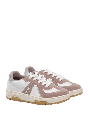 Tenis Para Niña Ikia Blanco Y Rosado Bosi