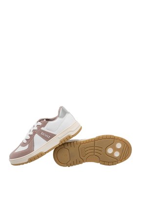 Tenis Para Niña Ikia Blanco Y Rosado Bosi