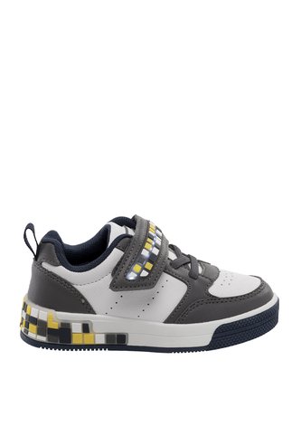 Tenis Para Niño Nour Blanco Y Gris Bosi Bambino