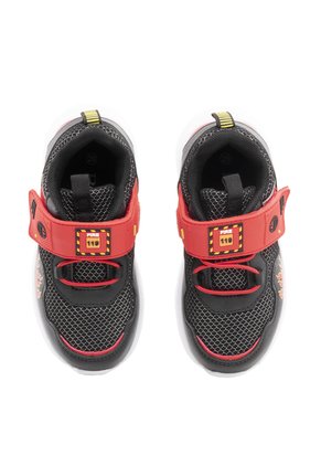 Tenis Para Niño Rolf Negro Y Rojo Bosi