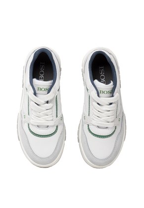 Tenis Para Niño Barlet Blanco Y Verde Bosi