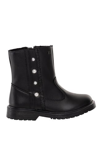 Botas Para Niña Pearls Negro Bosi Bambino