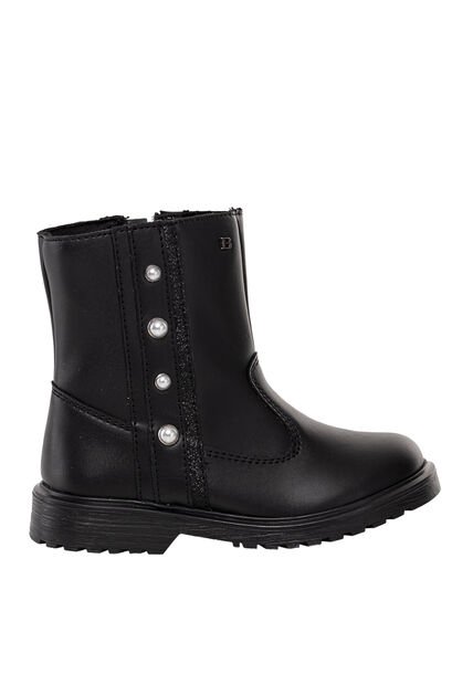 Botas Para Niña Pearls Negro Bosi