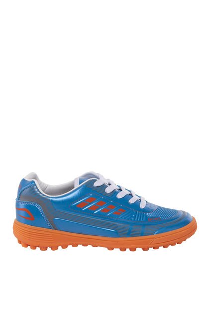 Guayos Salah Para Niños Pasto Sintético Azul Y Naranja Bosi