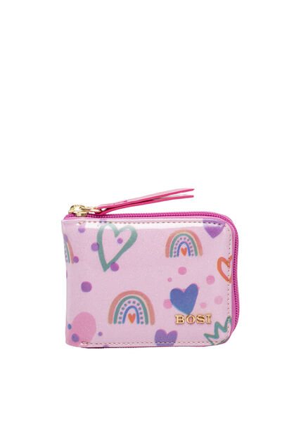 Billetera Para Niña Rainbow Rosado Bosi