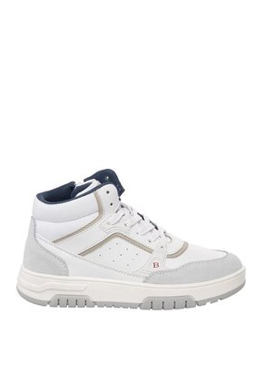 Tenis Tipo Bota Para Niño Nicolo Blanco Bosi