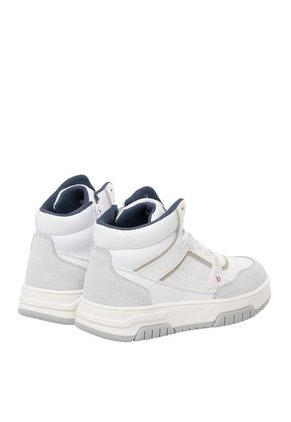 Tenis Tipo Bota Para Niño Nicolo Blanco Bosi