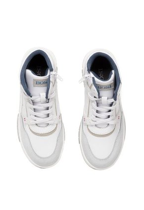 Tenis Tipo Bota Para Niño Nicolo Blanco Bosi