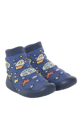 Medias Con Suela Para Bebé Sky Azul Bosi