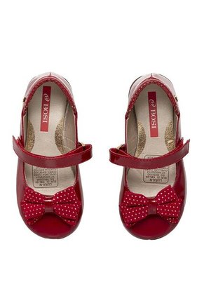 Baletas Para Niña Lura Rojo Bosi