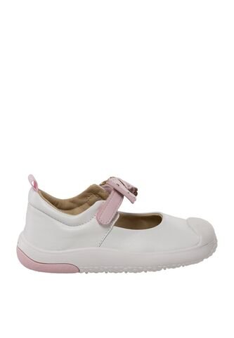 Zapatos Para Bebé Labella Blanco Y Rosado Bosi Bambino