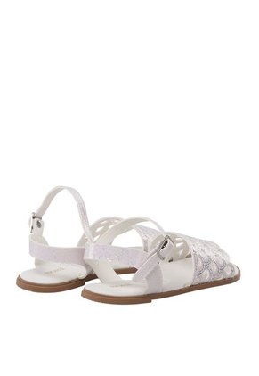 Sandalias Para Niña Crystal Blanco Bosi