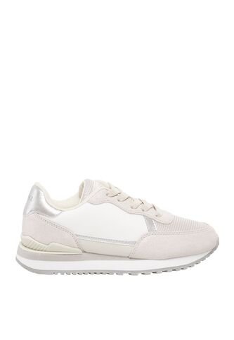 Tenis Para Niña Parmy Blanco Y Gris Bosi Bambino