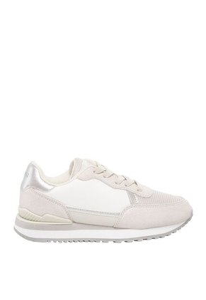 Tenis Para Niña Parmy Blanco Y Gris Bosi
