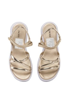 Sandalias Para Niña Brie Dorado Bosi