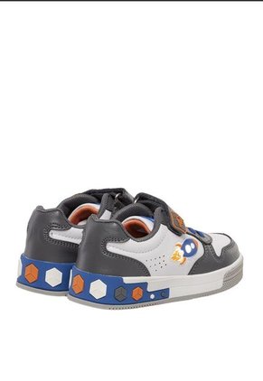 Tenis Para Niño Suwon Blanco Y Gris Bosi