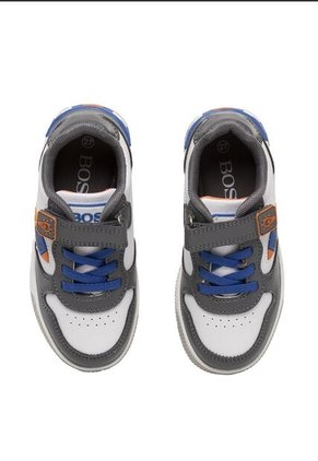 Tenis Para Niño Suwon Blanco Y Gris Bosi