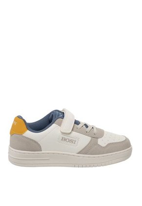 Tenis Para Niño Nimri Blanco Y Gris Bosi