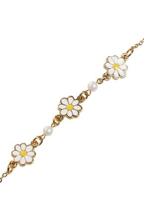 Kit De Cadena Y Aretes Para Niña Daisies Oro Bosi