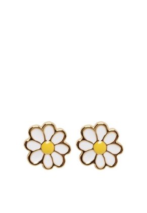 Kit De Cadena Y Aretes Para Niña Daisies Oro Bosi