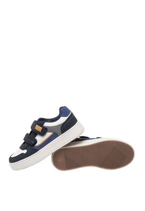 Tenis Para Niño Ibai Azul Y Blanco Bosi