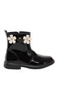 Botas Para Niña Flora Negro Bosi de Bambino