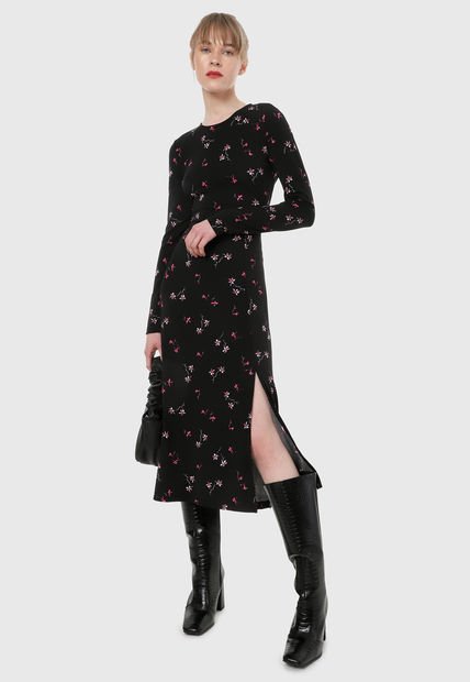 Vestido Negro-Floral Banana Republic - Compra Ahora | Dafiti Colombia