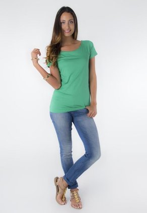 Camiseta Banan Republic Verde Claro