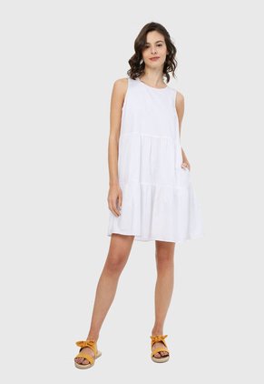 Vestido Blanco Banana Republic