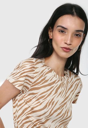 Camiseta Beige-Café Banana Republic