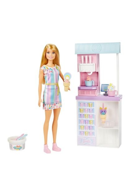 Barbie Careers Set Heladería Con Muñeca