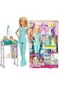 Barbie Careers, Set Pediatra Rubia Con 2 Bebés de Barbie