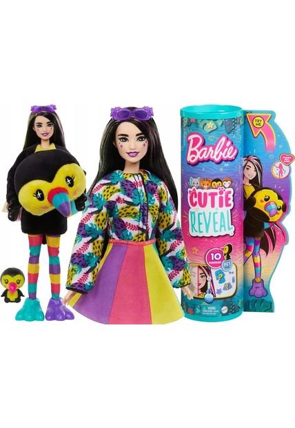 Barbie Cutie Reveal Muñeca Animales de la Selva