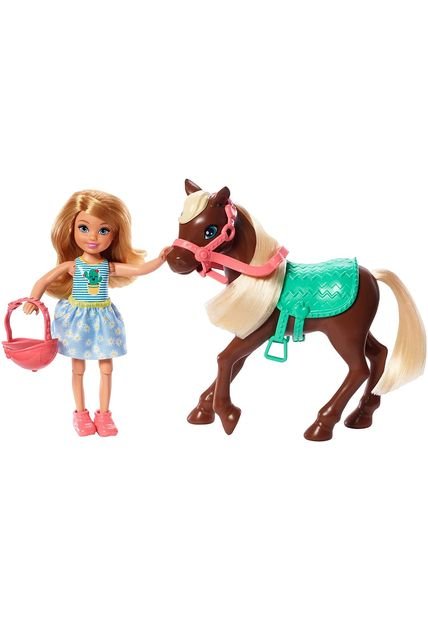 BARBIE CHELSEA MUÑECA Y PONI